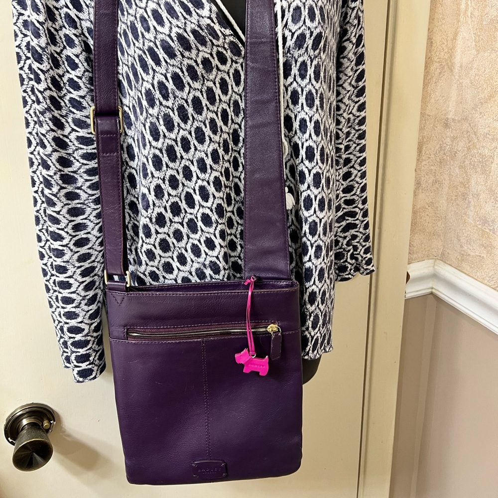 Radley London Purple Leather Crossbody
